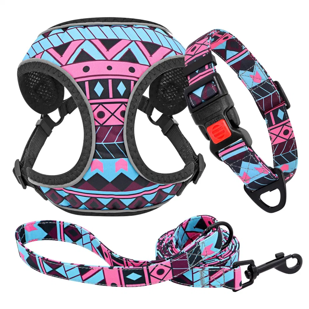 Upgrade High Quality Pet Products Front Clip Dog Harness UK and Collar Set Pet Products