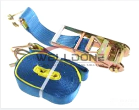 50mm X 9m 2500kgs Truck Winch Replacement Strap with Swan Hook &amp; Keeper to AS/NZS4380.2001