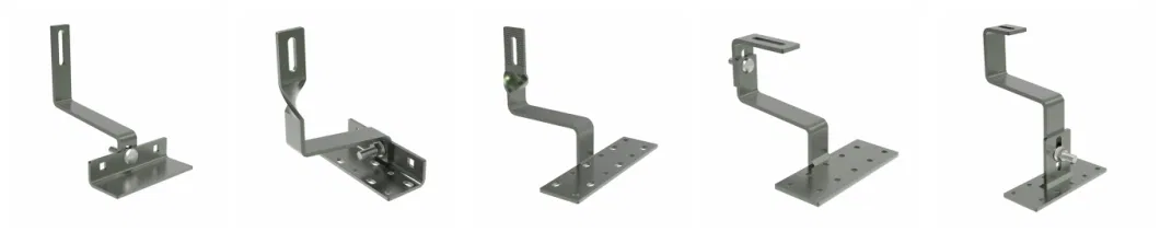 Solar Panel Tile Roof Hook of Solar Flat Roof Rack Mounting System