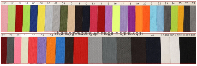 Customized Colorful Knitted Tape Band Home Textiles Polyester Bags Elastic Bandage Webbing