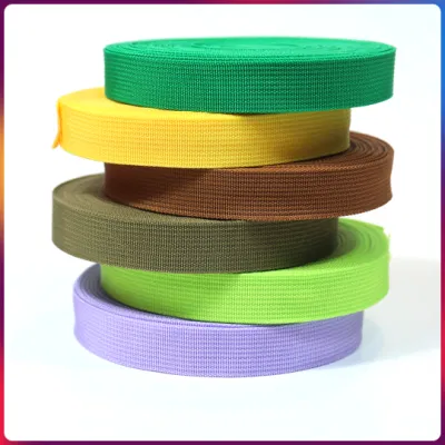 Recycled Polypropylene Straps Colorful Polyester Tapes Pit Pattern PP Webbing