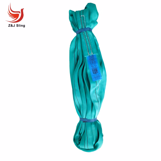 GS Certified 2t Polyester Green Round Sling