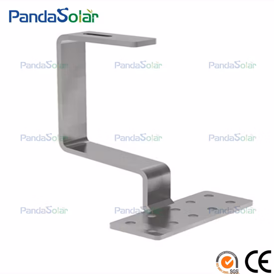 Stable Quality 304 Stainless Steel Adjustable Roof Hook for Rooftop Solar Support Bracket for Solar Panel