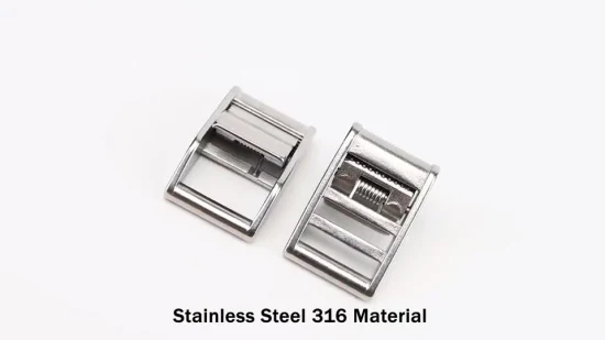 Kingslings 15mm Good Quality Stainless Steel Cam Buckle Cam Locking Buckle for Strap